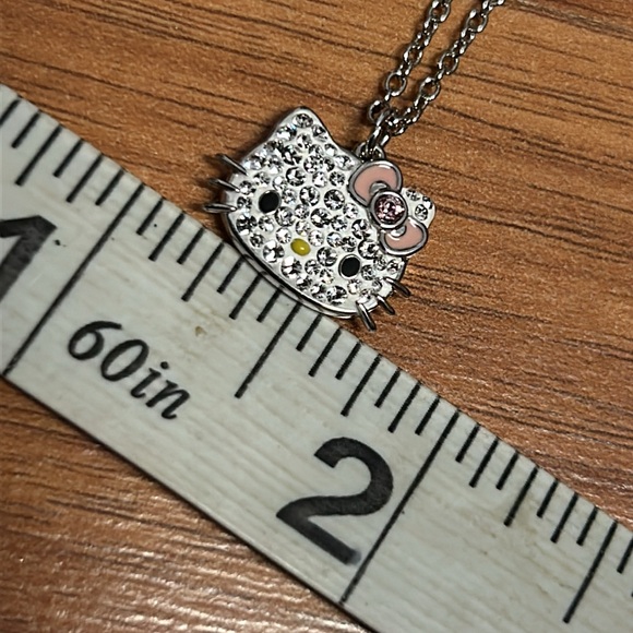 Swarovski x Sanrio Hello Kitty Rhinestone Head Necklace - Picture 8 of 11